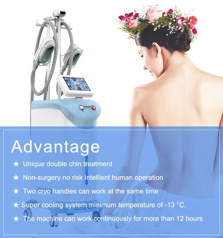 New 360 3 handles Cryo Cryolipolysis double chin removal fat freeze machine